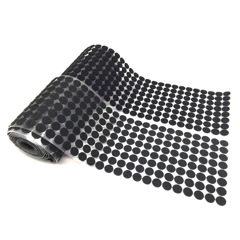 100 пар наклеек в горошек волшебная лента нейлоновая с крючком и петлей гибкая