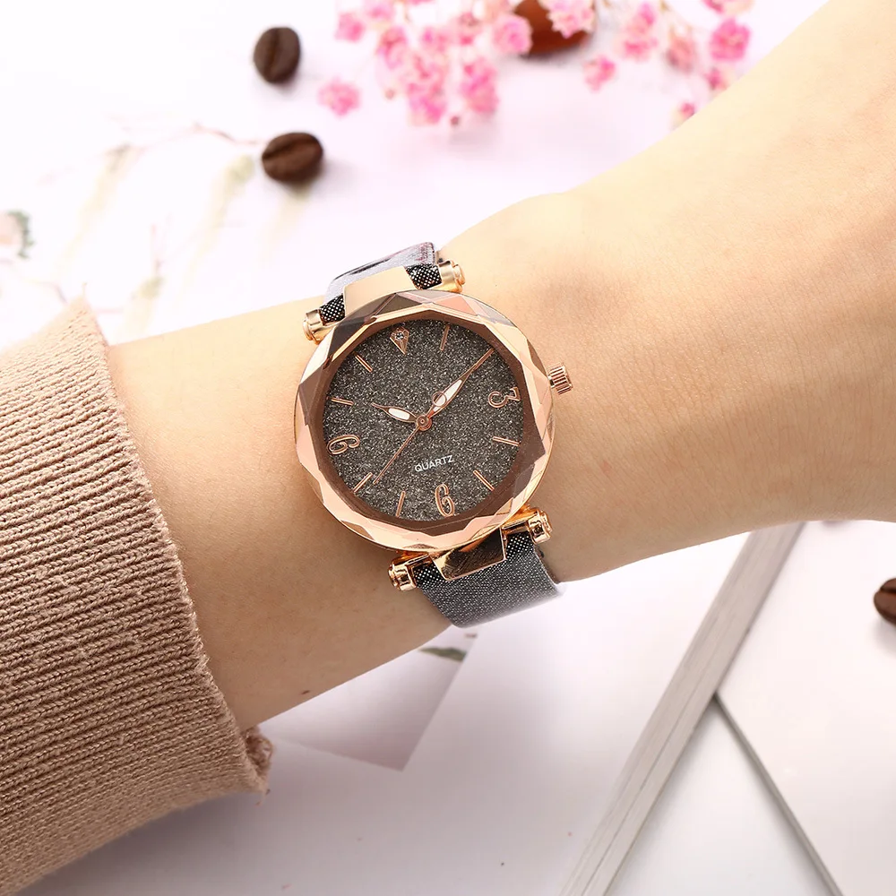 Новые популярные модные повседневные женские часы Звездный ремень модели |