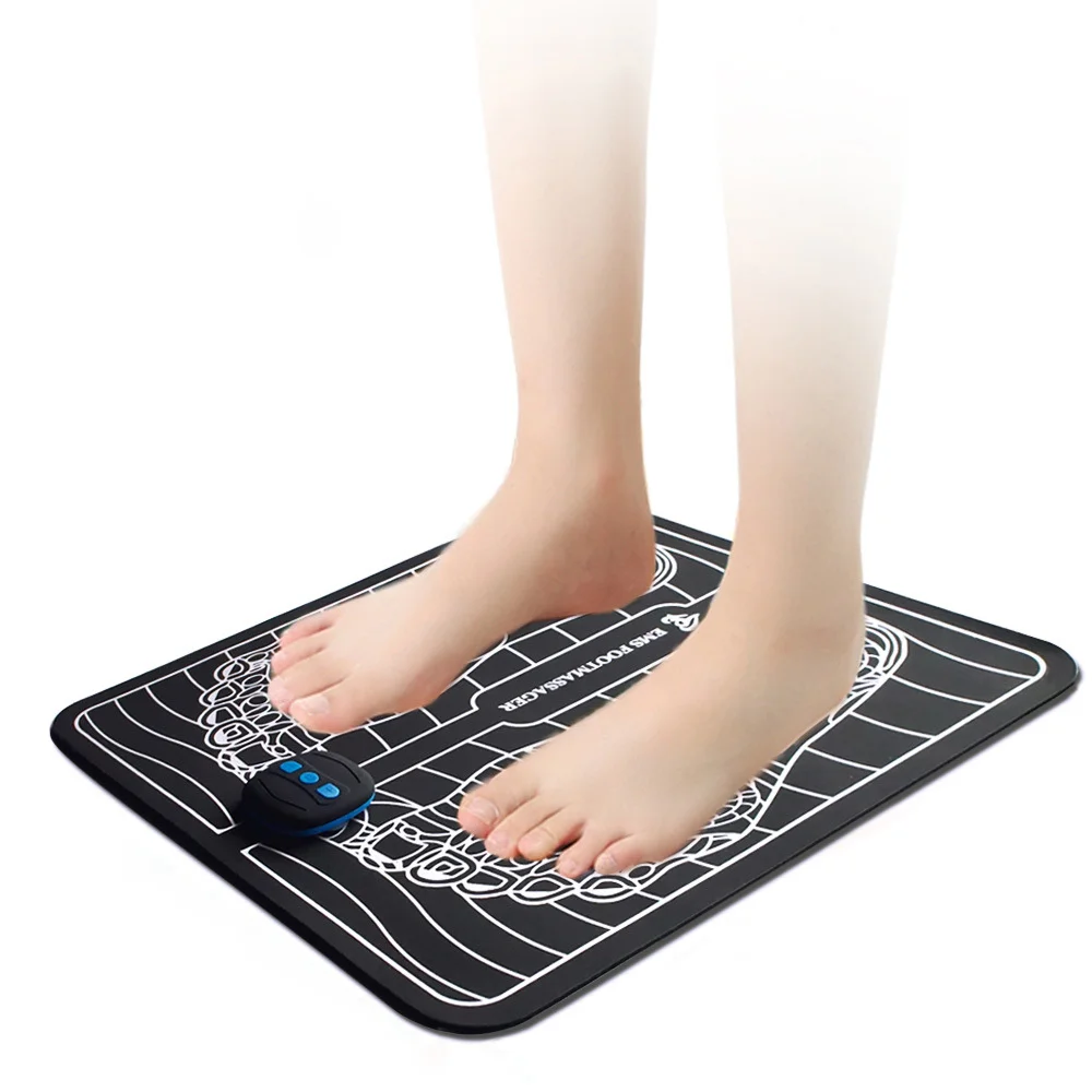 

Electrical Muscle Stimulation EMS Foot Mat Massage Feet Muscle Contraction Relax Shape Legs Boost Blood Circulation Pain relief