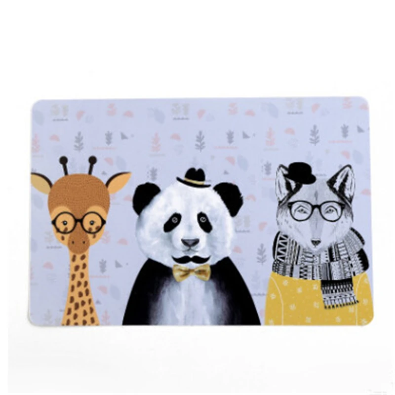 Забавный узор теплоизоляционный коврик водонепроницаемый Настольный подставка