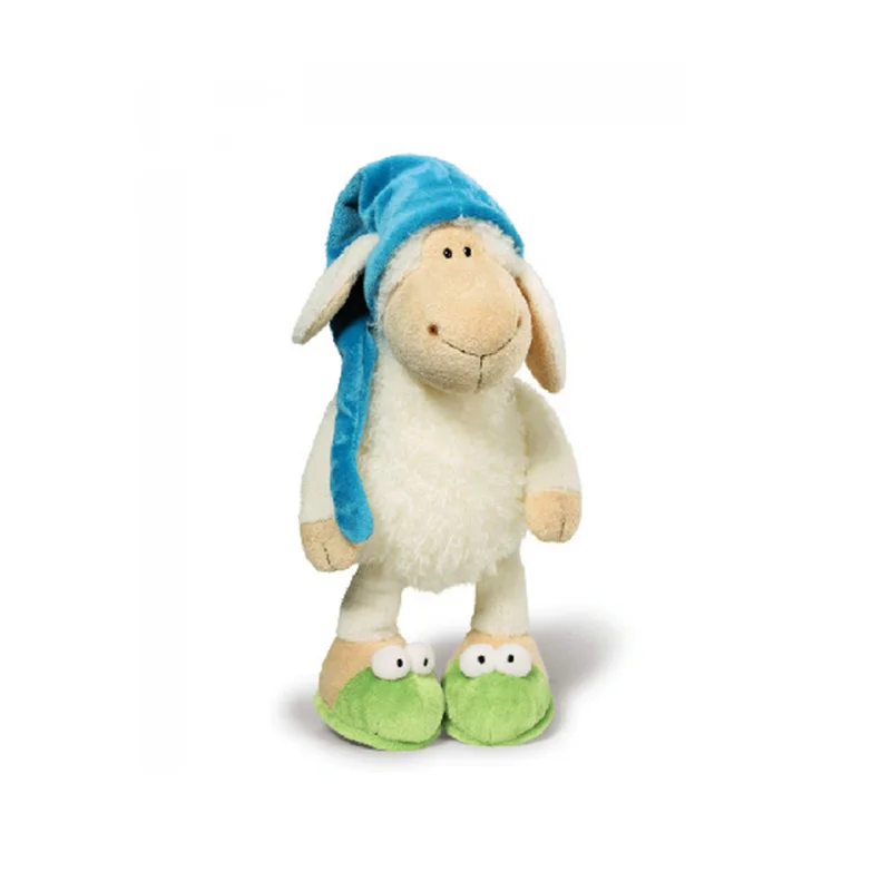 

25/35/50/80cm Jolly Sleepy Sheep Plush Toy Stuffed Animal Baby Doll Children Kawii Christmas Birthday Gift