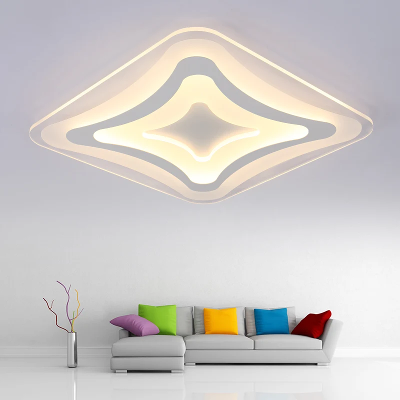 Новые акриловые Современные светодиодные люстры AC185-245V белая люстра освещение