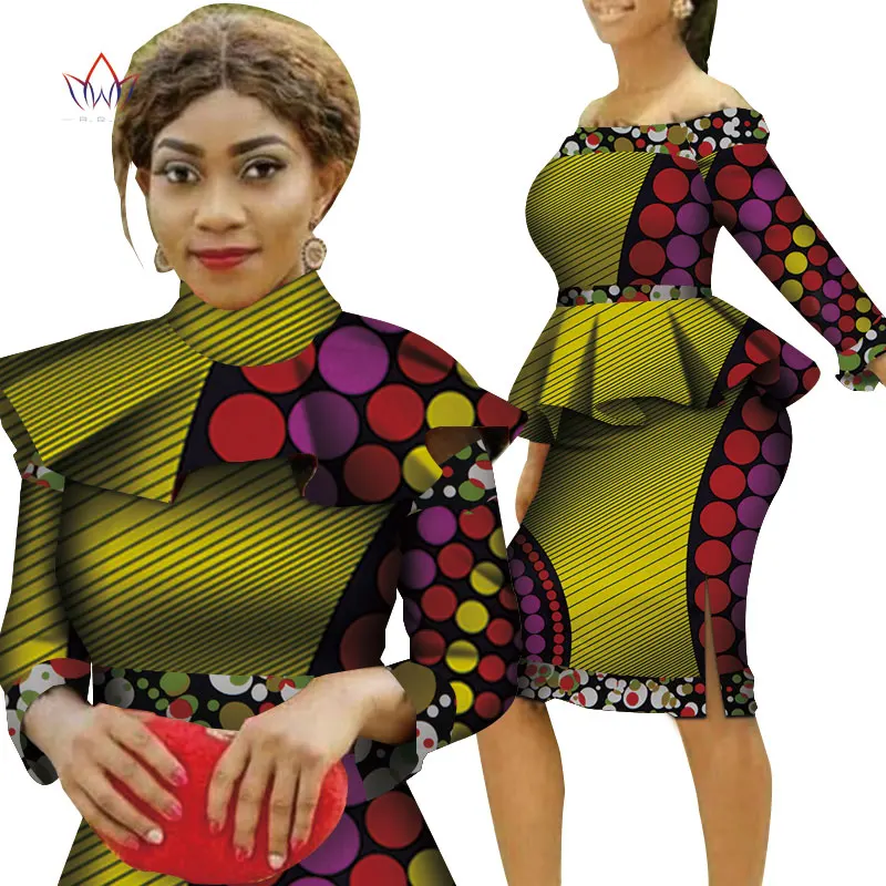 Женский комплект из топа и юбки с принтом в африканском стиле|Африканская одежда|