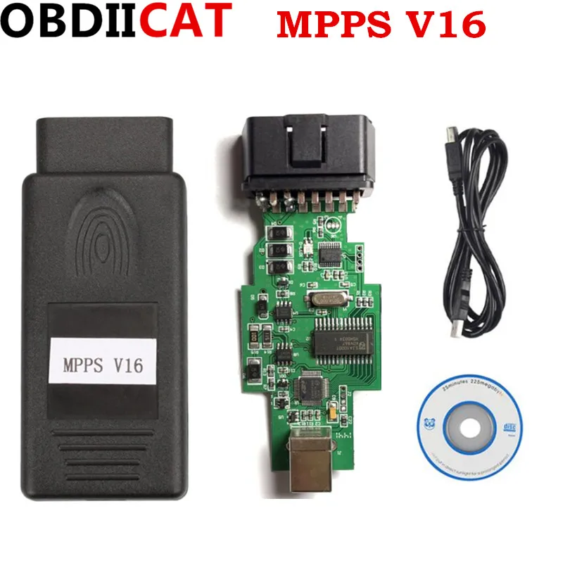 OBDIICAT Профессиональный MPPS V18 Can мигалка ЭБУ чип Тюнинг инструмент V16 чтение и