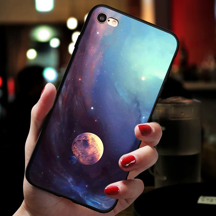 07A Космонавт земля черный чехол для телефона для iphone 6 7 8 6s 6 s Plus чехол для Funda iphone X XR XS Max 5 5S se 11 Pro Max чехол - Цвет: 07A