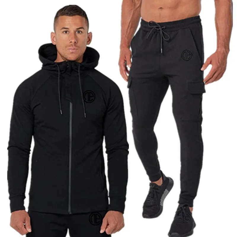 Для мужчин кроссовки спортивные костюмы толстовка/впитывает пот и Штаны
