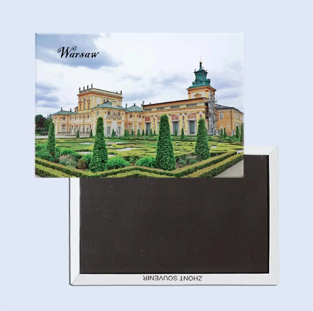 25269 Warsaw, Poland туристический сувенир магнитный холодильник магнит украшение дома специальный подарок для друга - Цвет: 25269