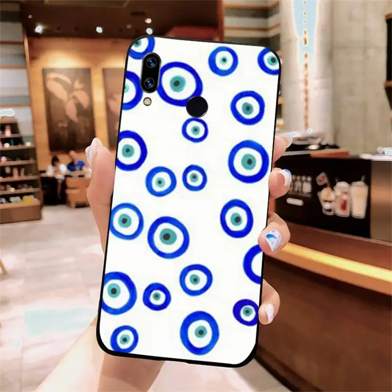 

Evil Eye Illustrations pattern Phone Case For Xiaomi Redmi note 7 8 9 t k30 max3 9 s 10 pro lite