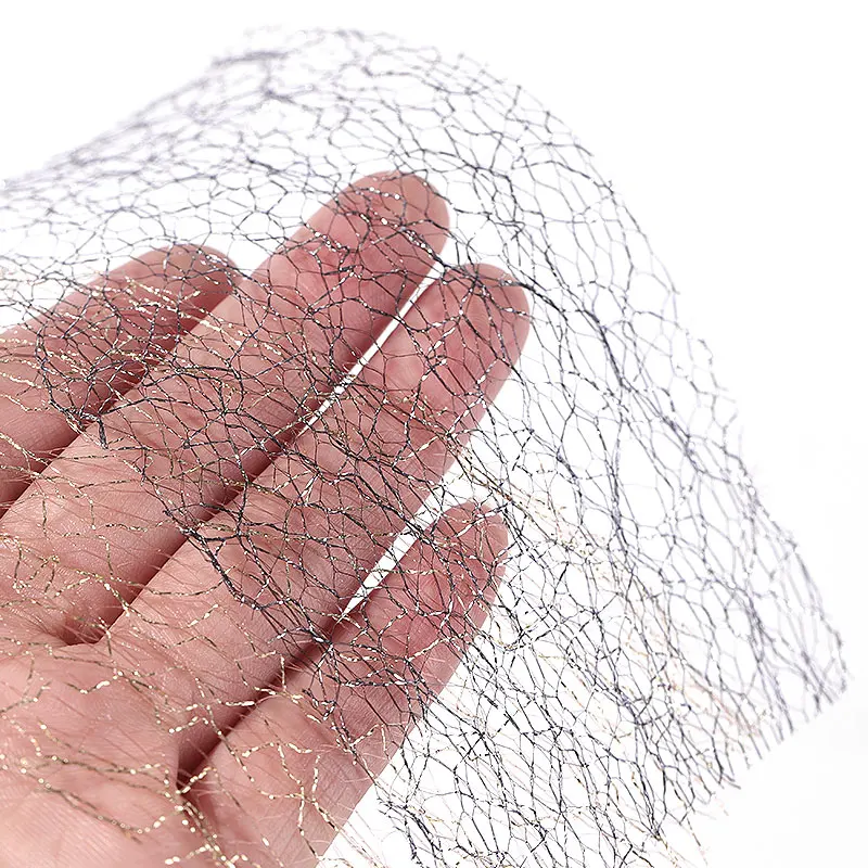 1 шт. 3D наклейка для ногтей Золотая и серебряная сетчатая линия лента