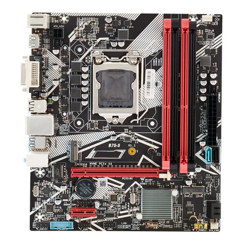 AU42-стандартная материнская плата LGA 1155 Pin ЦП Gigabit сетевая карта с 4 Гб DDR3 1333 МГц ОЗУ