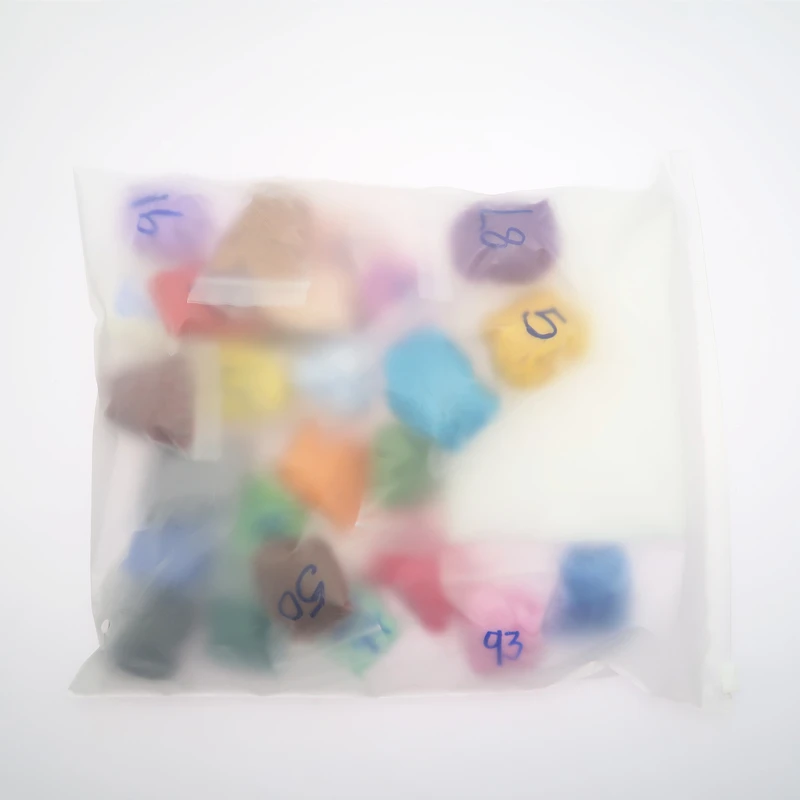 25 цветов набор инструментов для валяния из шерсти и войлока волокнистого