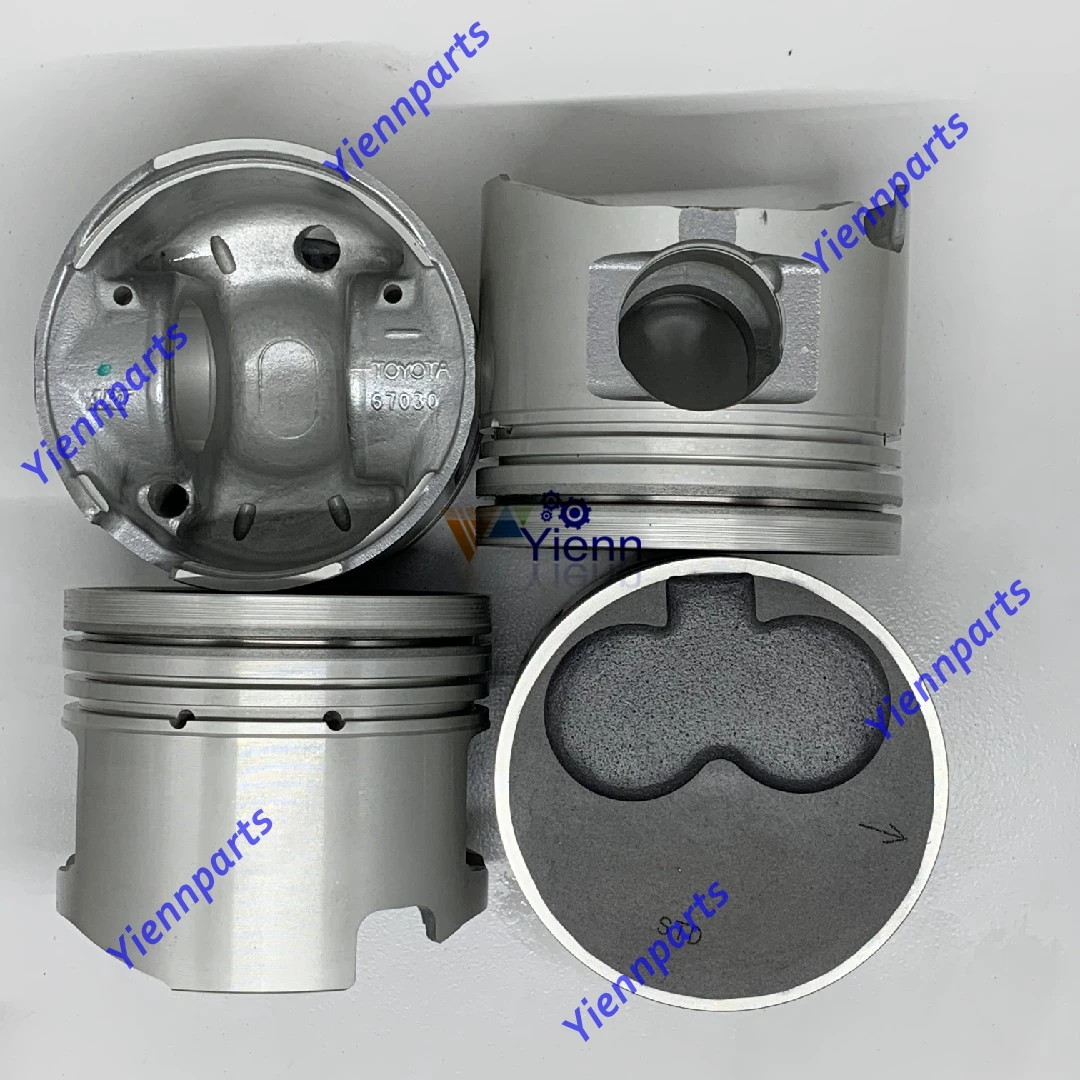 Для Toyota 1KZ TE Piston 131001 67030 с штифтом и зажимами 96 мм подходит для Hi Lux Surf Запчасти