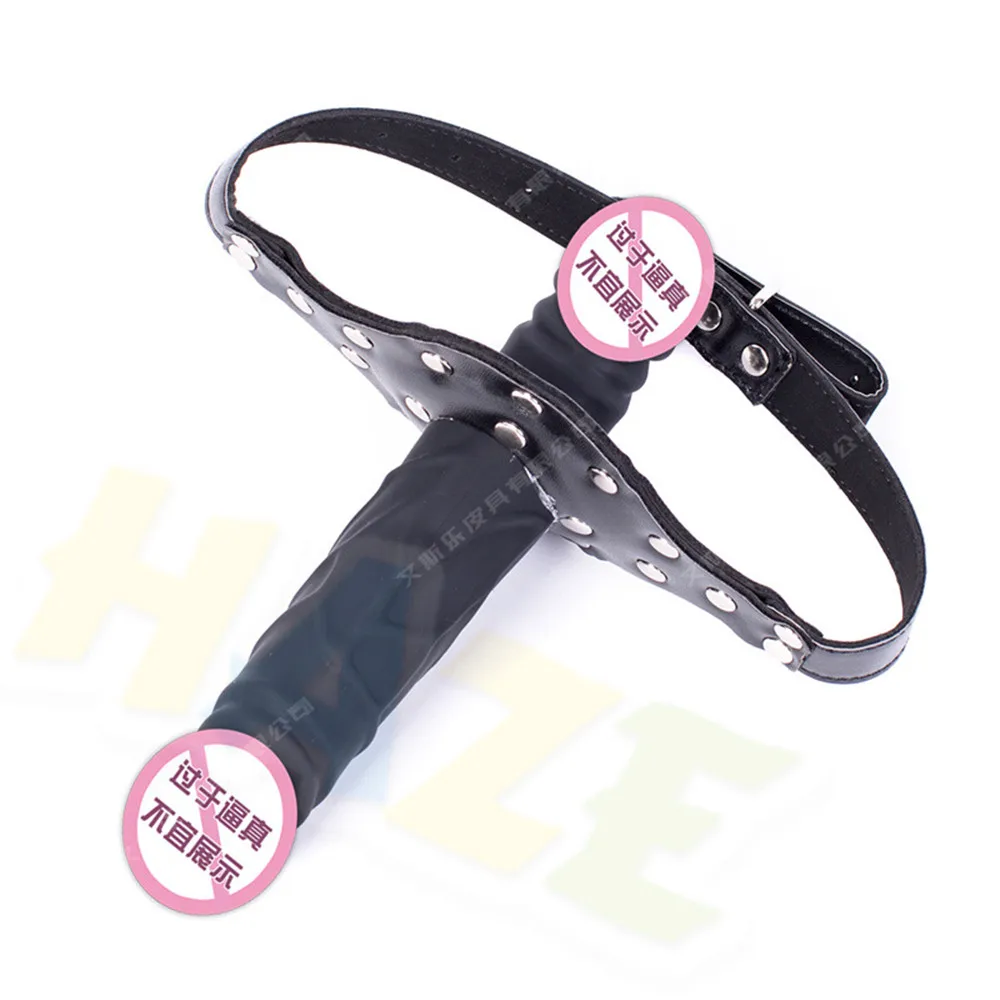 

Sexy Silicone Mouth Plug Ball Gag Bondage Slave Restraint Fetish Double Heads