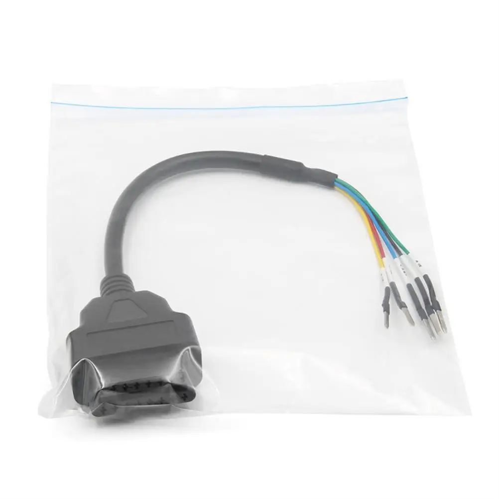 

16 Pin OBD2 Cable Female Extension Connector Motorcycle Adapter Cable