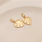 Европейская волна INS ветер 14K обернутая золотом семь звезд стандартная подвесная бирка DIY ожерелье браслет ювелирные изделия подвеска