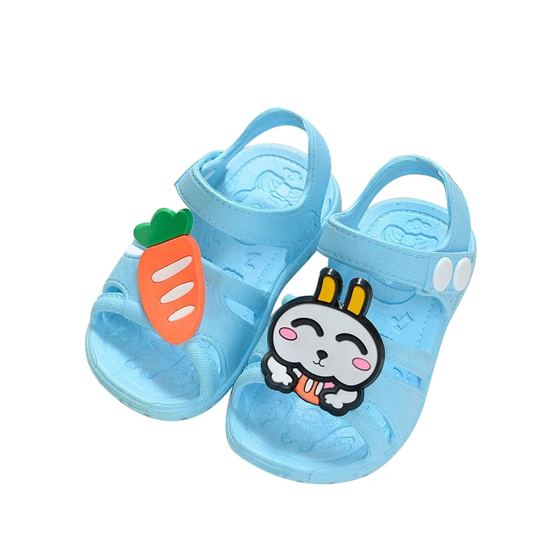 

sandals Girls sandals princess shoes 1-4 years old baby sandals new children's beach shoes soft bottom slip