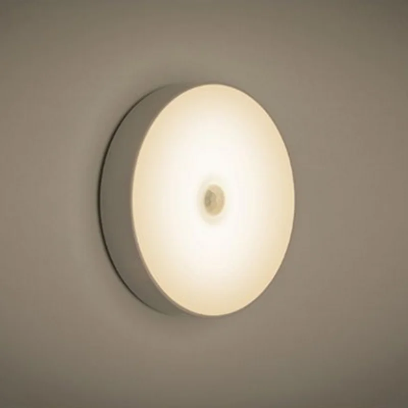 6 светодиодный с пассивным ИК датчиком светодиодами ночник для шкафа освещение