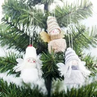 Игрушки для рождественской елки, новогодние подарки, рождественские украшения для дома 2022, Рождественская кукла, подвеска эльф, аксессуары для рождественского декора
