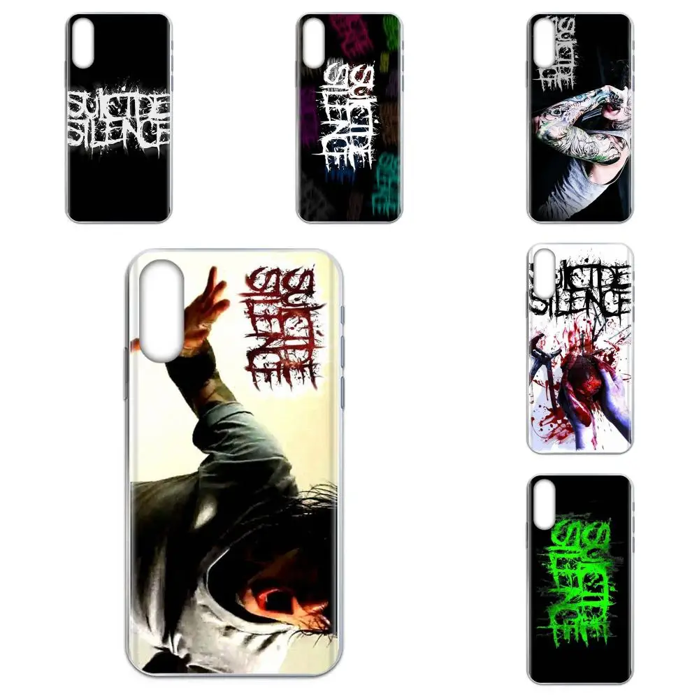 Группа Suicide Silence &quotТПУ мобильный телефон чехол для Huawei P7 P8 P9 P10 P20 P30 Lite Mini Plus Pro Y9 Prime
