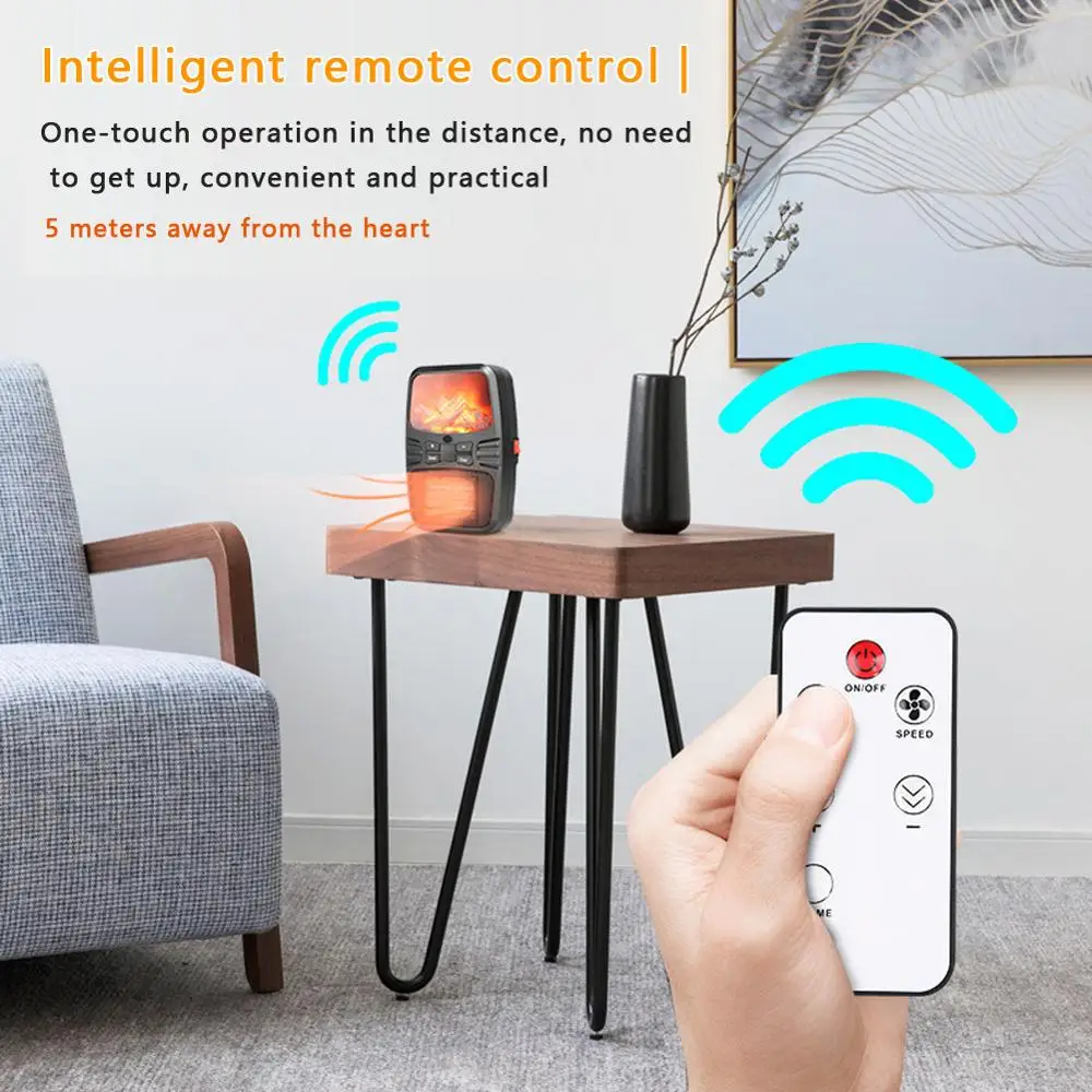 1000 Вт портативный мини электрический Домашний Вентилятор огневой нагреватель