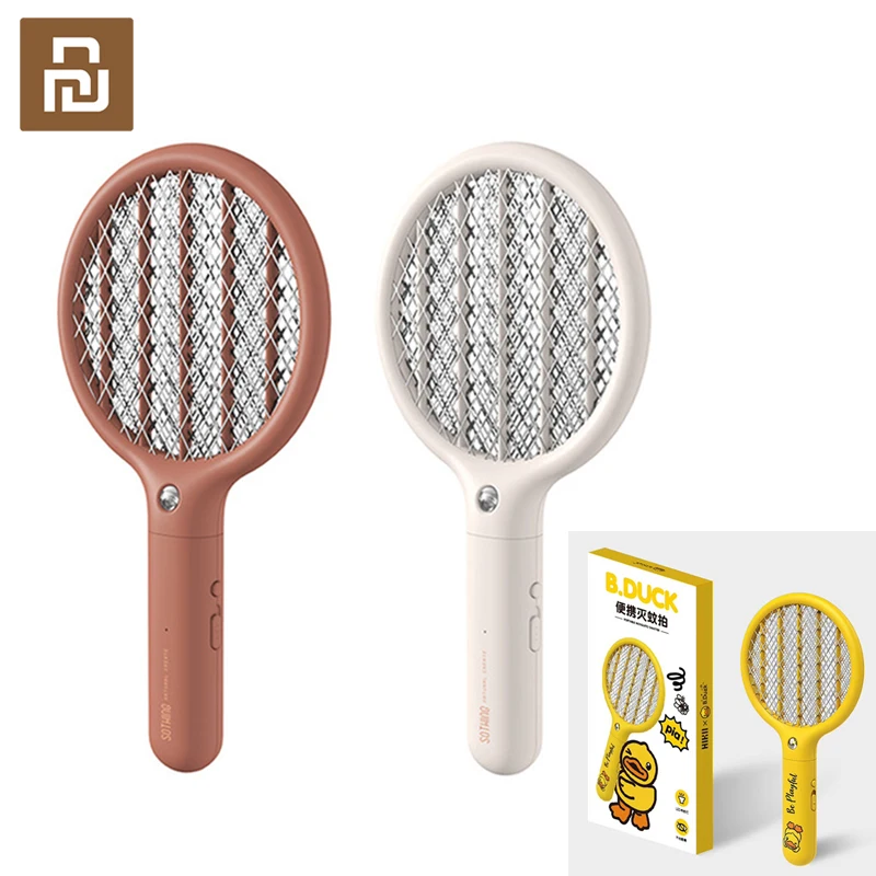 

New Youpin Sothing Mini USB Electric Mosquito Swatter Dispeller Portable with LED Light Portable For Home Outdoor Car