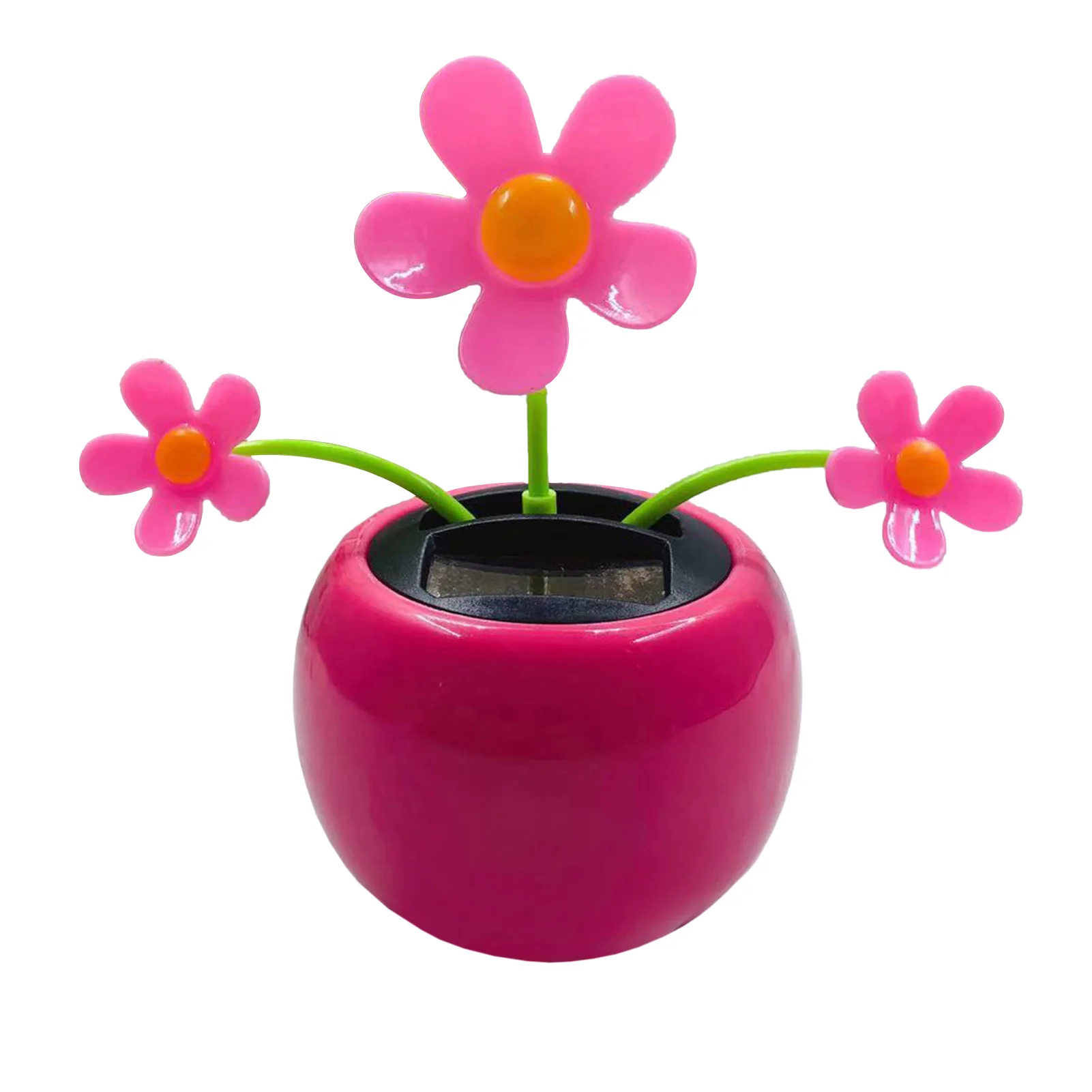 

Solar Powered Dancing Flower Doll Car Interior Office Desk Decor Funny Electric Toys For Kids Christmas Gift Car Famous