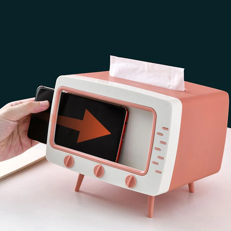 Мобильный телефон держатель коробка для хранения салфеток диспенсер чехол