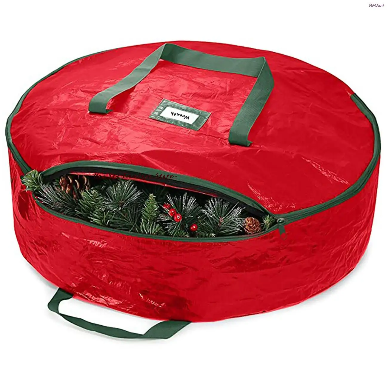 

Рождественская сумка-венок, Полиэтиленовая сумка для хранения, портативная круглая сумка для хранения из ткани Оксфорд