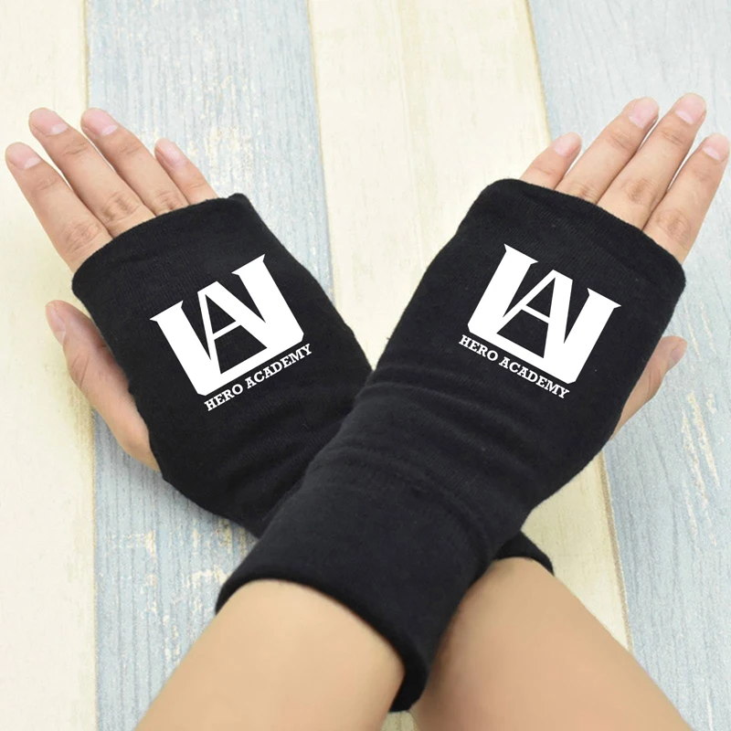 

1 Pair Anime My Hero Academia Finger Cotton Knitting Wrist Gloves Mitten Lovers Anime Accessories Dropshipping In Stock