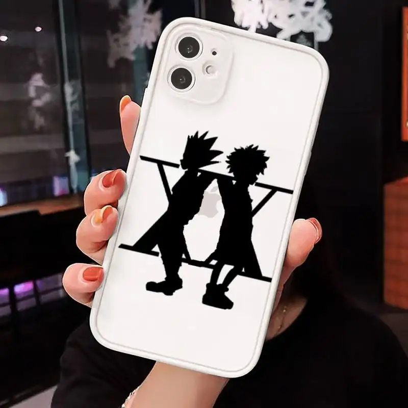 

HUNTER x HUNTER HxH Gon Killua Anime Phone Cases matte transparent For iphone 7 8 11 12 plus mini x xs xr pro max cover