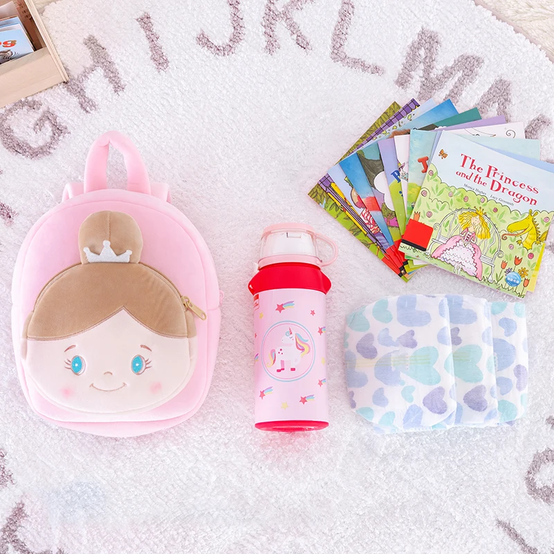 

Personalized Gloveleya Angel Girl Backpack Plush Toys Baby Girl Gifts PLush Bag for Kid Birthday Gift Customized Gifts for Girls