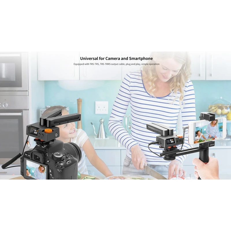 Микрофон COMICA Traxshot LR микрофон для интервью с одной камерой моно/стерео радио