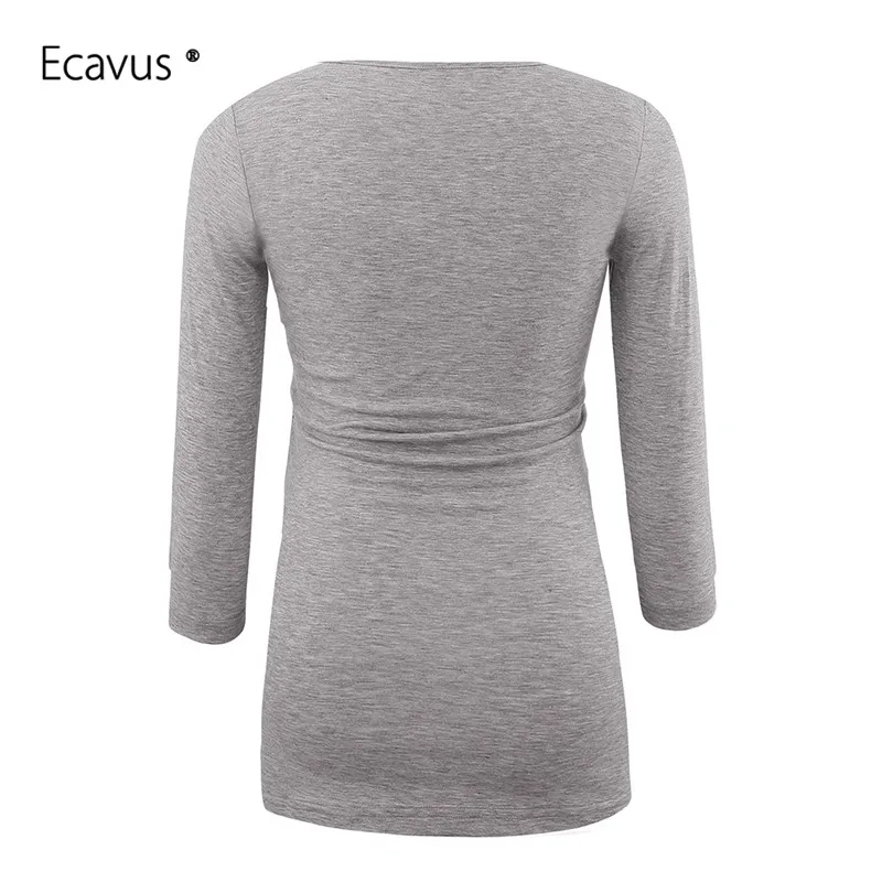 Топ для беременных полосатая Ультрамягкая рубашка с рукавами 3/4 женская одежда