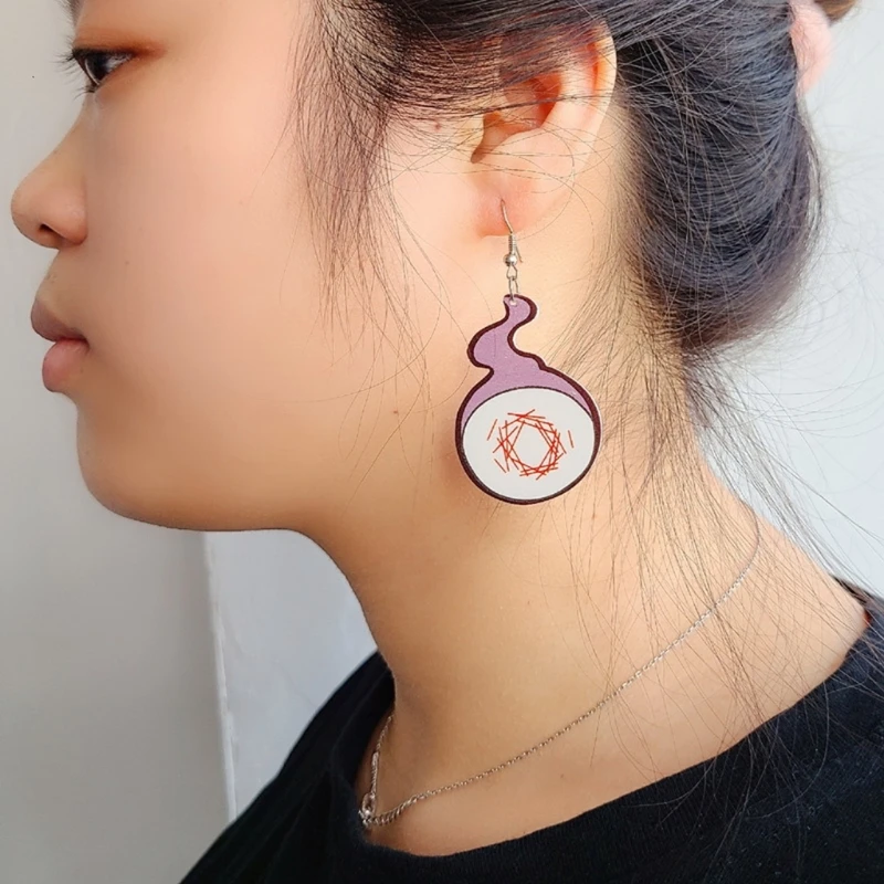 

Acrylic Creative Anime Toilet-Bound Hanako-kun Drop Earrings Cosplay Yugi Amane Drop Earring Costume Jewelry Accessories HX6F