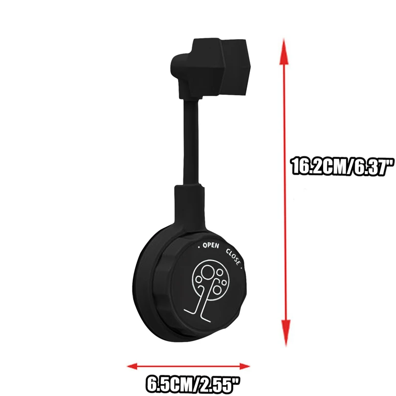 

Adjustable Rotatable Shower Head Wall Mount Holder No-Punching Shower Rack Black Hand Held Shower Head Holder Wall Mounted J60