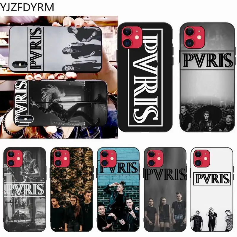 

YJZFDYRM Pvris Band Phone Case for iphone 12 pro max 11 pro XS MAX 8 7 6 6S Plus X 5S SE 2020 XR case