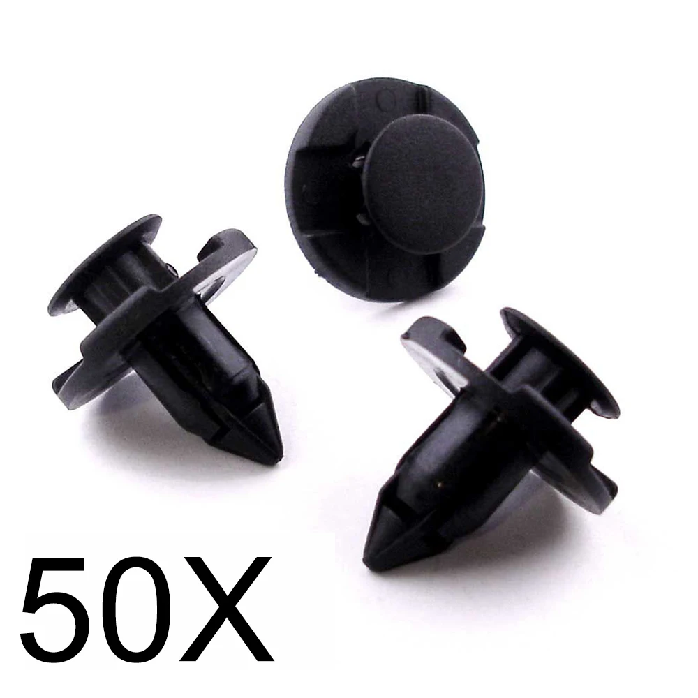 

50x New Bumper Fender Push Fascia Retainer Clips Fasteners For Nissan 240SX 01553-09321 B18 clips auto / fasteners / clips car