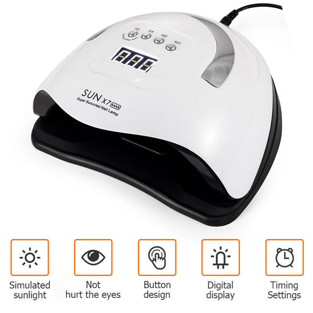 Электрическая УФ-лампа для сушки гель-лака Светодиодный гтей 4 режима