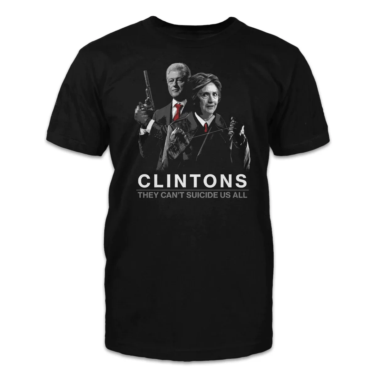 

Они не могут самоубийцать нас всех. Футболка с забавным дизайном Clintons. Летняя хлопковая Футболка короткий рукав с круглым вырезом Мужская ф...
