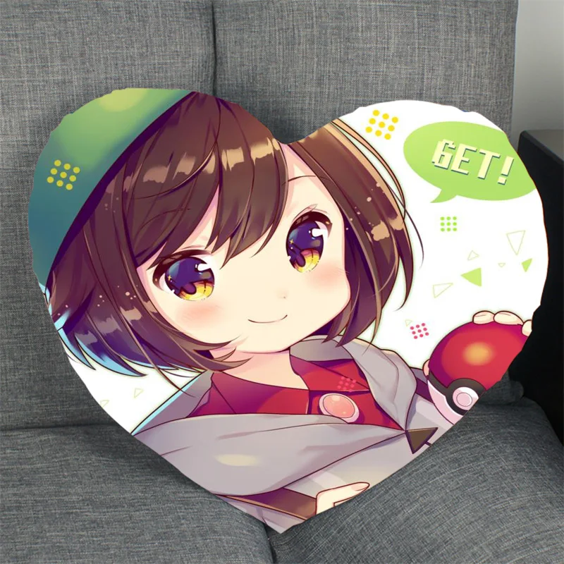 

New 1 Sword and Shield Pillowcase Heart Shape Satin Fabric Pillow Cover For Home Bedroom Wedding Decorate Pillow Cases