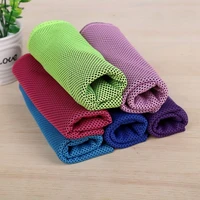 ice cold sports towel gym outdoor fitness exercise quick dry cooling polyester fiber towel with storage beach towel lovers gifts