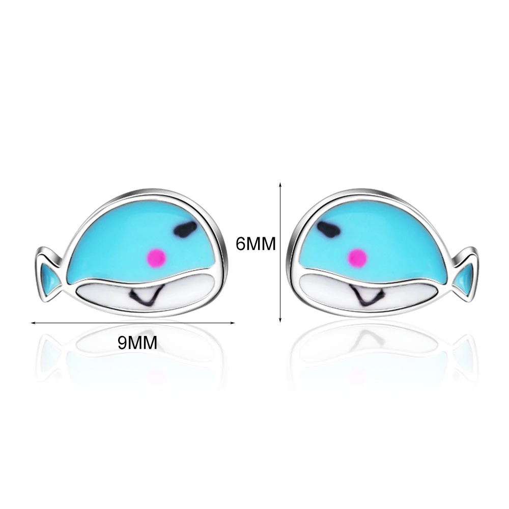 MEETSOFT 925 пробы женские серьги-гвоздики с защитой от аллергии | Украшения и