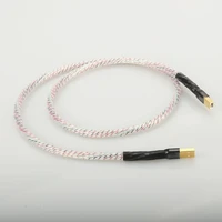 hifi valhalla top rated silver plated shield usb cable high quality type a to type b hifi data cable for dac