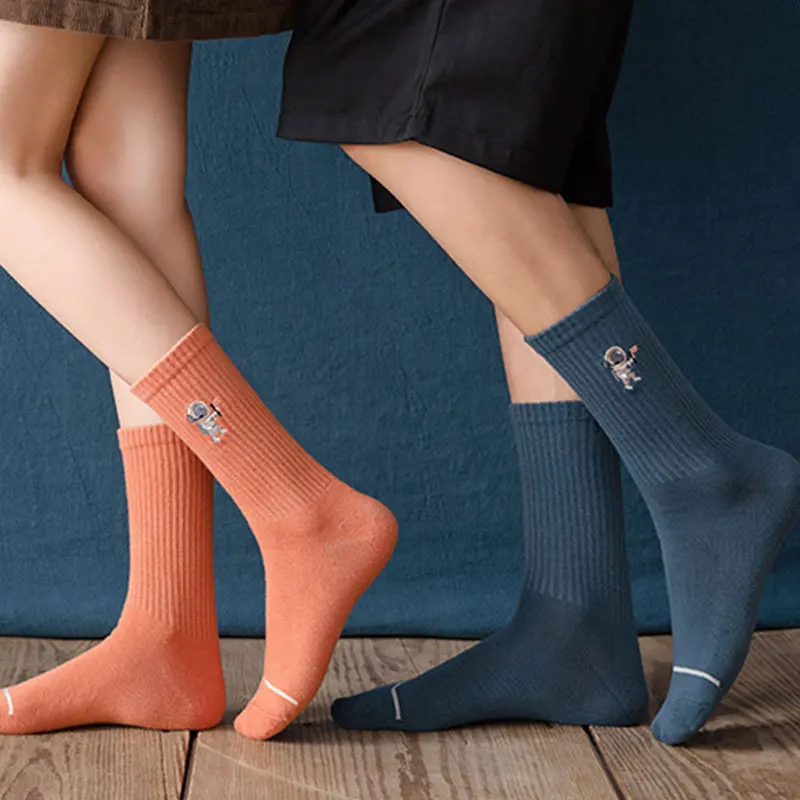 

Couple Socks Unisex Spring And Summer Breathable Stylish Cotton Socks Japanese Style Lovely Fresh Sweat Absorption Loving Socks