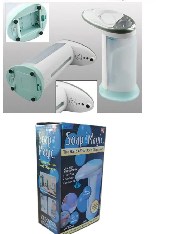 Автоматический диспенсер для жидкого мыла 400 мл умный датчик бесконтактная