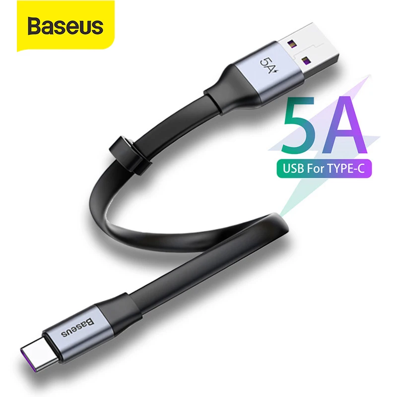 Кабель Baseus 5A USB C Type для Huawei P30 Mate 20 Pro P20 40 Вт быстрая зарядка кабель Xiaomi|Кабели
