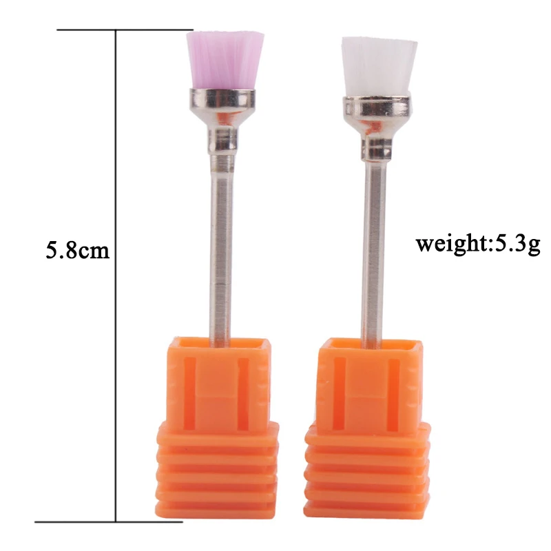 2 шт./лот щетка для очистки ногтей электрическая машинка пилки профессиональный