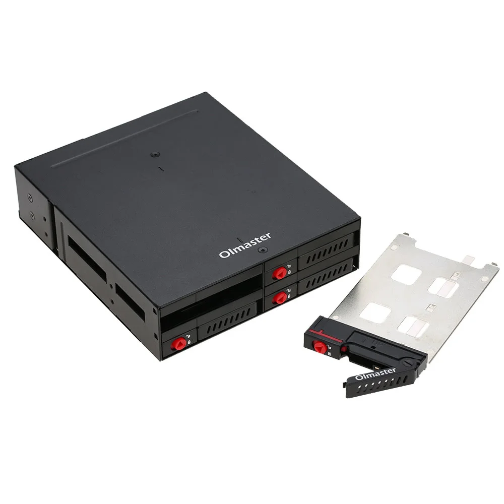 4 секции 2 5 &quotSATA 6 Гбит/с HDD SSD жесткий диск мобильный стеллаж с замком для ключей