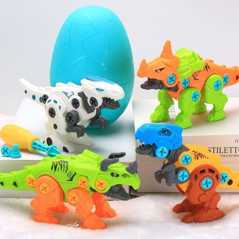 Горячий продукт PuzAssemble динозавр DIY play игрушки для детей Забавный Динозавр яйцо