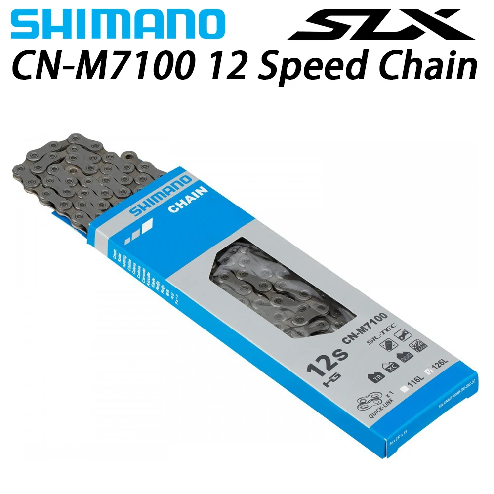 Shimano SLX CN M7100 12 ступенчатая цепи с Quick Link MTB дорожные велосипедные цепи|Велосипедная